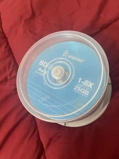45 Count - Smartbuy BD-R 1-6X 25GB Blu-ray Discs