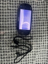 Sony PCH-1103 PlayStation Vita Crystal Handheld System Wi-Fi + 3G - Black