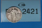 1930 25C STANDING LIBERTY SILVER QUARTER EARLY US TYPE COIN RAW-2421