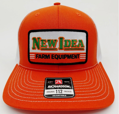 New Idea Farm Equipment Orange And White Richardson 112 Snap 