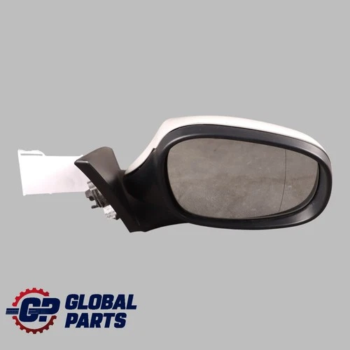 BMW E81 E82 E88 Wing Mirror Heated Right O/S 3 Pins Alpinweiss 3 White - 300