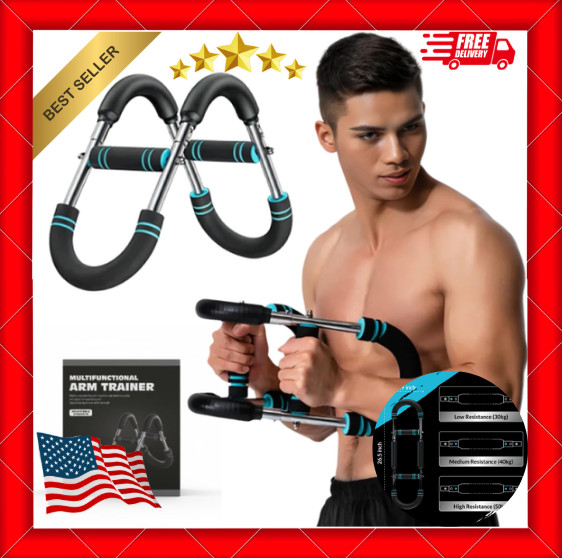 Twister Arm Trainer Adjustable Chest & Arm Strength Workout Home Gym Tool Muscle