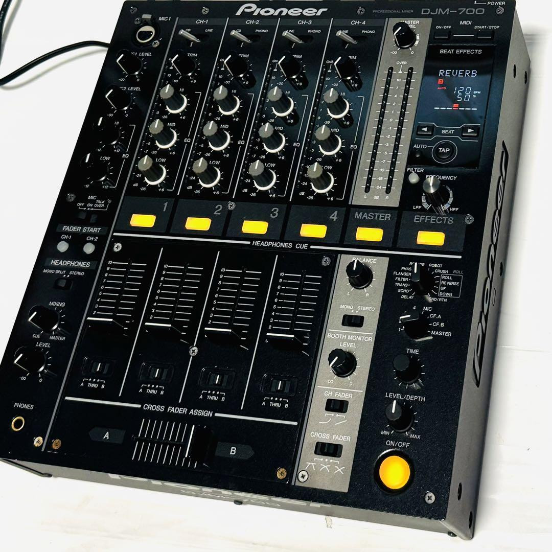 元箱付き Pioneer パイオニア DJミキサー ブラック DJM-700-K Amazon | Pioneer DJミキサー ブラック DJM-700-K | DJミキサー | 楽器