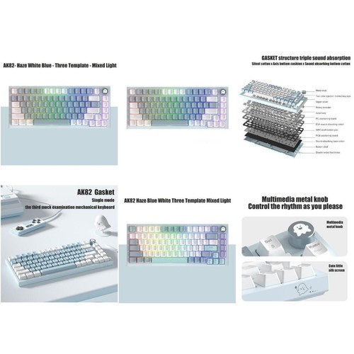 Workspace Kabellose Mechanische Tastatur Hot-Swap-f?hige Tastatur ABS Material - Bild 12 von 14