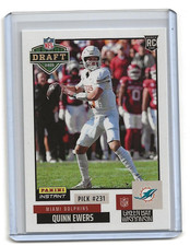 2025 Panini Instant Quinn Ewers NFL Draft Night LP Rookie Card /887 *Off-Center*
