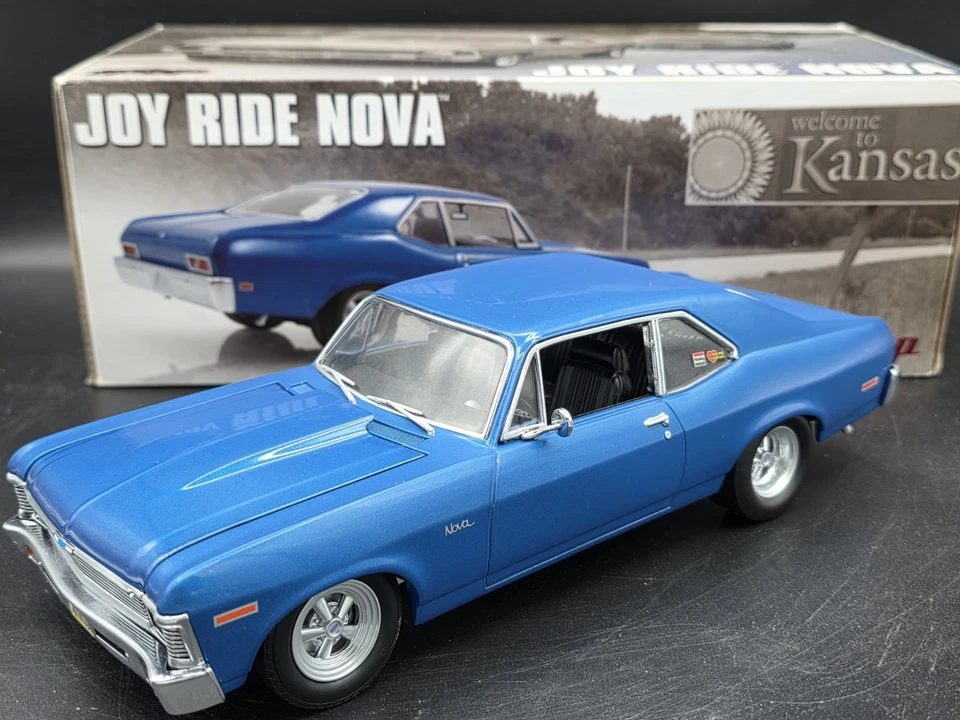 GMP 1972 Joy Ride Nova Blue Chevy 1:18 Scale Ltd# Diecast Model Car G1801920 - Image 4 of 4