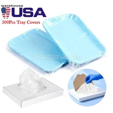 500Pcs Disposable Dental Tray Covers Waterproof Protective 10.5" x 14" Size B