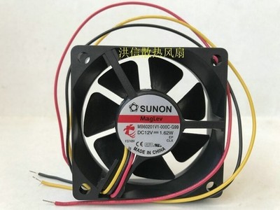   6020 MB60201V1-000C-G99 DC12V 1.62W 3-wire cooling fan #qm