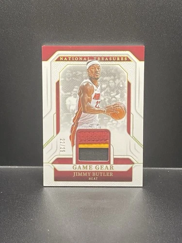 2024-25 National Treasures- Jimmy Butler - Game Gear 22/25 (Jersey #,Game Used)
