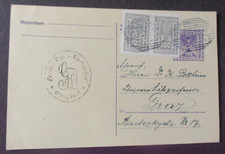 Postkarte,  gel. 1924,  Gleisdorf nach Graz,  Ferial Lumnischia,