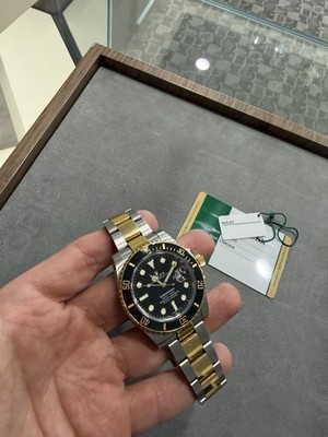 2019 Rolex Submariner Date 40mm 18k Gold & Steel Black 116613LN With Papers