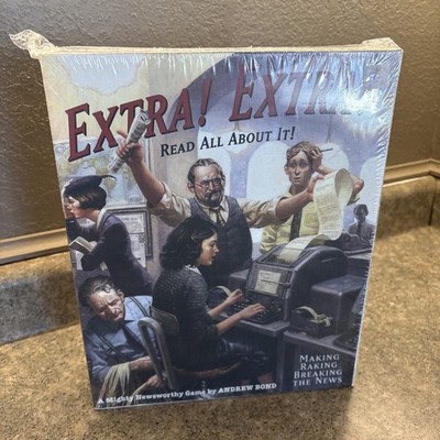 Sealed Extra! Extra! Strategy Board Game Mayfair Games Made in USA New In Box