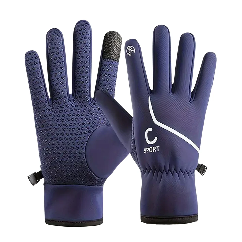 Guantes de ciclismo deportivos resistentes al frío al aire libre a prueba de viento Foto 3 de 4