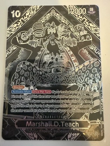 Marshall.D.Teach (SP) (Silver) OP09-093 Legacy of the Master Foil