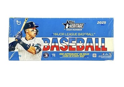 2025 Topps Heritage High Number Baseball Hobby Box Factory Sealed