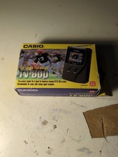 Casio TV-800 Portable LCD Color Television NTSC AM System With Promotion Papers