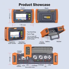 Komshine Fiber Optic OTDR 1310/1550nm 26/24dB Build in OPM/VFL/OLS/RJ45 Function