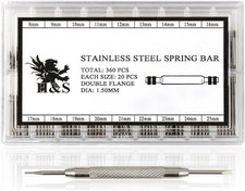 H S Watch Band Pins  Link Removal Repair Tool Kit - Stainless Steel Watch Repla