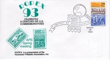 A CENTURY OF COMMORATIVES,  ROCHESTER, NY  1993 FDC19958