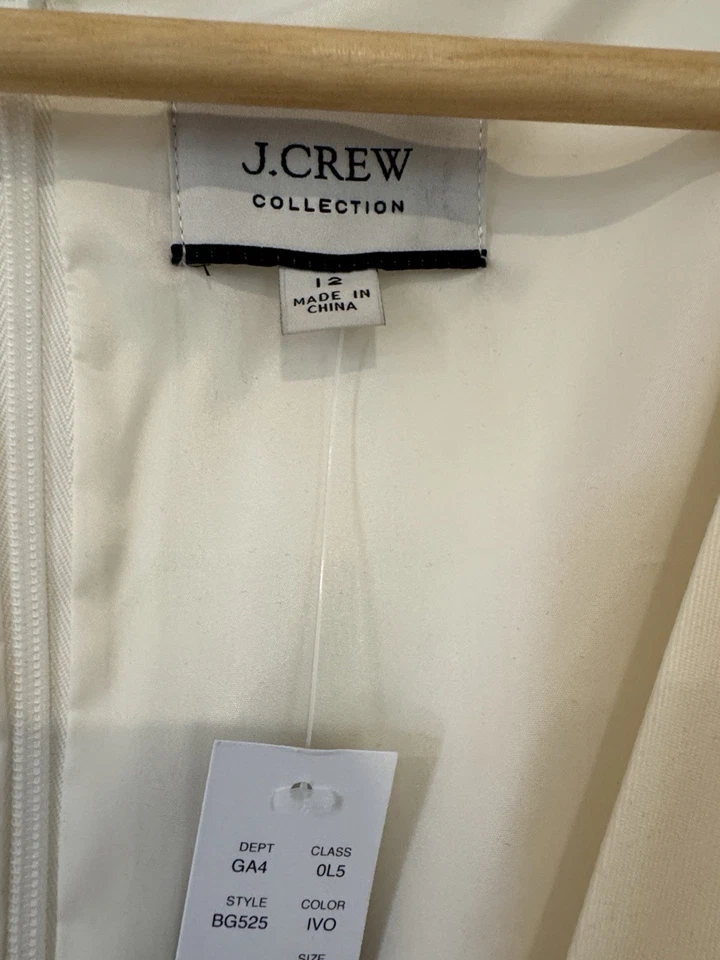Vestido J Crew Collection Marfil Talla 12 Foto 2 de 3