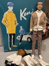 1962 Vintage Ken doll with case And Clothes 