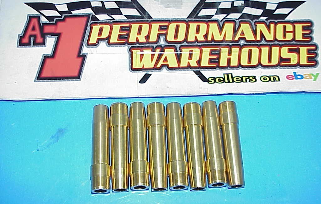8 NEW 11/32" Bronze Valve Guides .337" I.D. - 2.50" Long - .501" O.D.  NASCAR