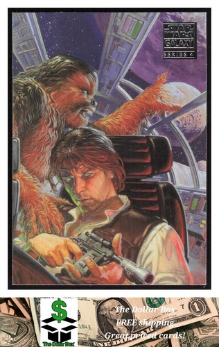 2009 Topps Star Wars Galaxy Serie 4 #96 Classic Adventures - - Bild 1 von 2