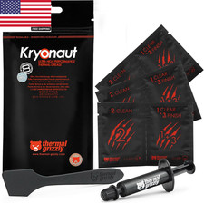 Kryonaut - 1 Gram - Extremely High Performance Thermal Paste  12 Cleaning Wipes