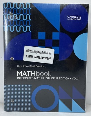 High School Math Solution MATHbook Integrated Math II Student Editon Vol. 1 & 2