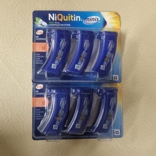 NiQuitin Minis Mint 4mg Lozenges Nicotine 2 X60 Lozenges 11/27