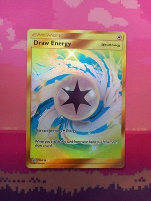 Pokemon Karte Energie ziehen 271/236 Secret Rare Kosmische Finsternis Near Mint