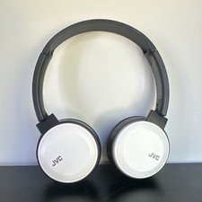 JVC HA-S190BT Bluetooth Wireless On-Ear Headband Headphones Double Black White