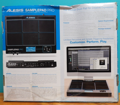 ALESIS SAMPLE PAD PRO 8 PAD PERCUSSION AND SAMPLE TRIGGERING