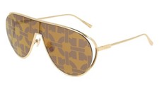 NEW Salvatore Ferragamo SF323SG Sunglasses 751 Deep Gold 100 AUTHENTIC