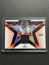 2025 Score - Stars of the NFL D.J. Moore #SNJ-DME Jersey Patch Card
