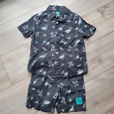 Boys Two Piece Shark Set Summer Vacation Ready Size 4t