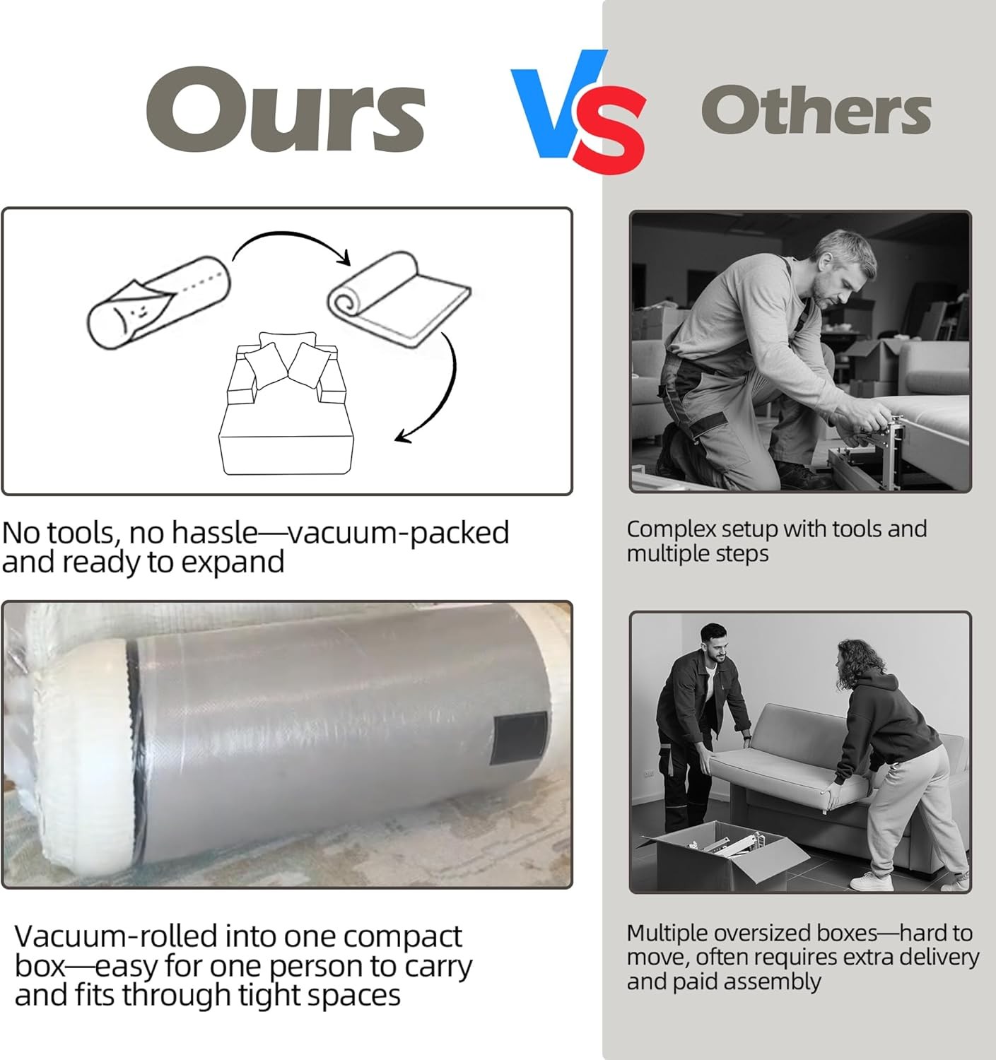 67" Oversized Chaise Lounge Chair,Corduroy Couch Pillows,Deep Seat Boneless Sofa