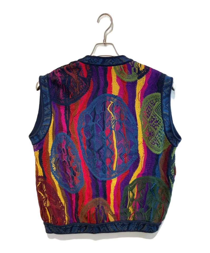Coogi [Used clothing] 3D knit vest Size: L Multicolor Men - Image 2 of 4