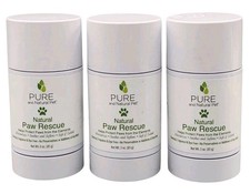 Dog Paw Rescue Balm Ointment Organic 3 PACK Pure and Natural Dog Moisturizer