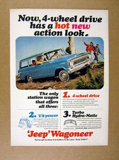 1965 Jeep Wagoneer Blue Jeep Photo Vintage Print Ad 1965 Jeep Wagoneer Blue Jeep Photo Vintage Print Ad