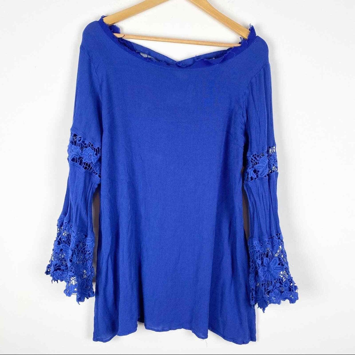 Royal Blue Lace-Insert Back-Crisscross Shift Dress | eBay Royal Blue Lace-Insert Back-Crisscross Shift Dress | eBay