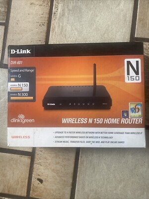 D-Link N150 Home 150 Mbps 4-Port 10/100 Wireless N Router (DIR-601)