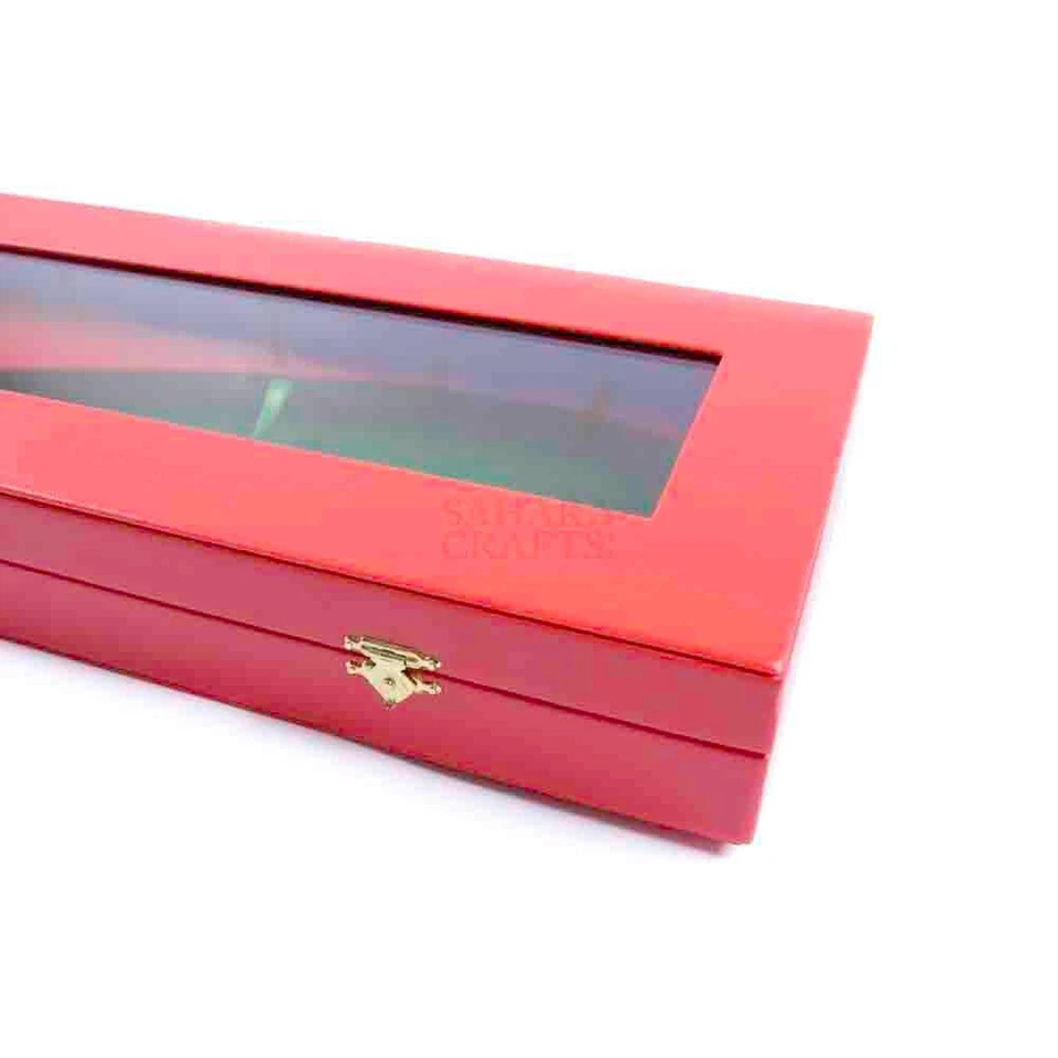 Cuchillo Daga Estilo Vintage Marroquí Islámico Auténtico Hecho a Mano con Caja Roja Foto 4 de 4