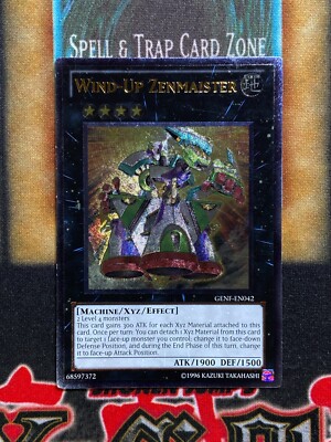 Yugioh Wind-Up Zenmaister GENF-EN042 Ultimate Rare LP