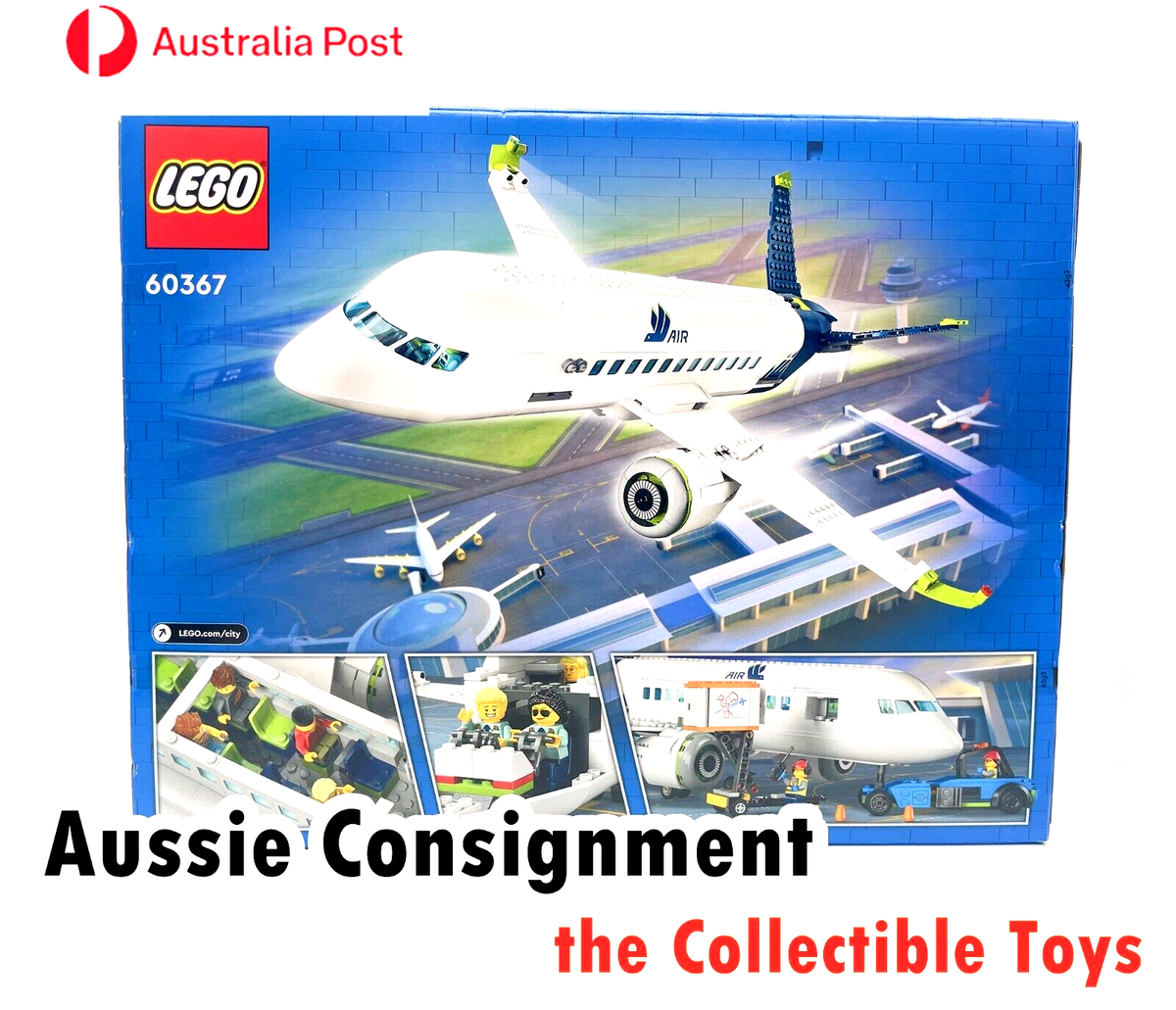 LEGO City - Passenger Airplane 60367 Brand Sealed 913pcs | eBay