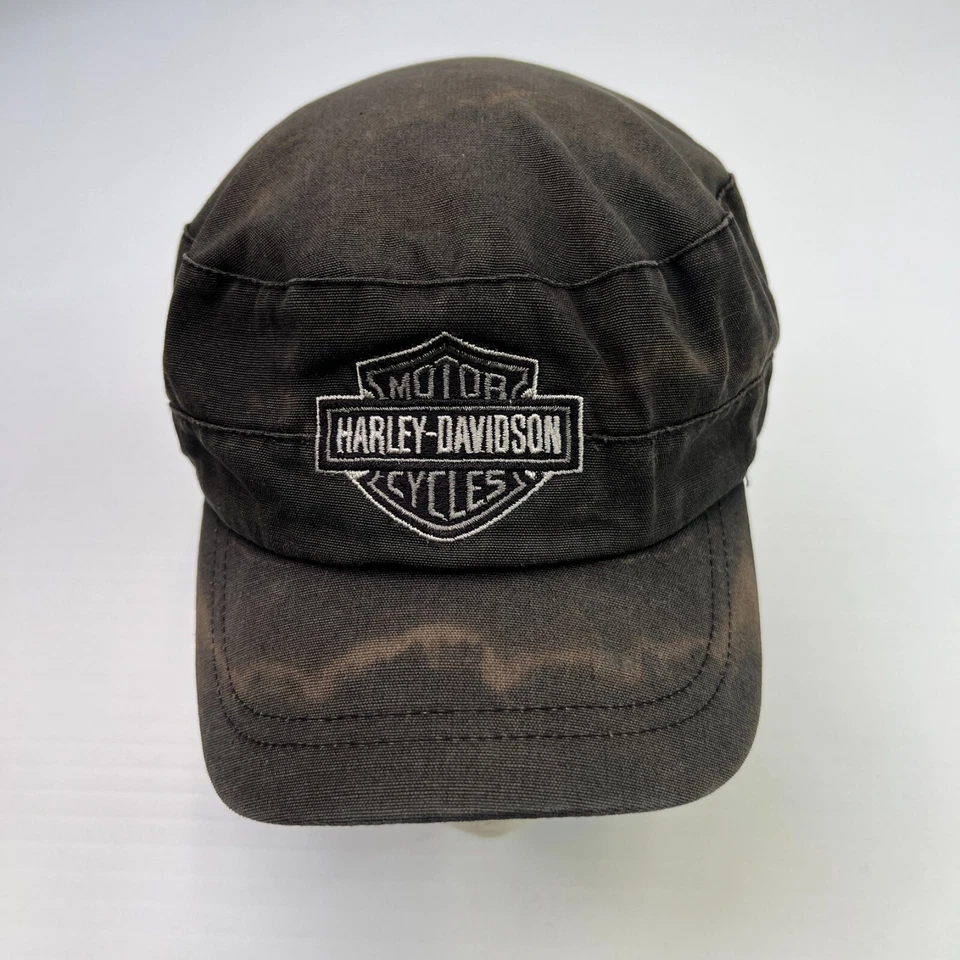 Harley Davidson шляпа женщин ремень назад бедствия с надписью мотоциклиста велосипеда армия крышка Fa - Изображение 2 из 4