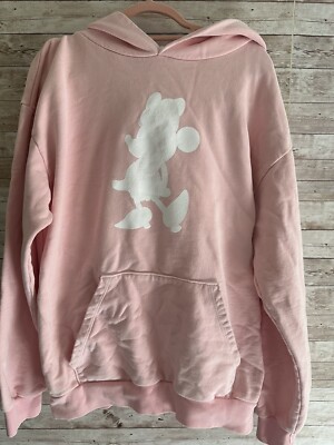 DISNEY X Love Your Melon Pink Minnie Mouse Hoodie Sweatshirt