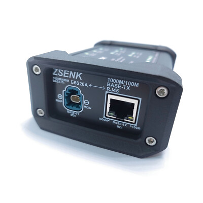 ZSENK 1000M/100M Automotive Ethernet Media Converter Adapter with Cable tp1