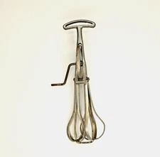 Vtg. ULLMAN Egg Beater "Aluminum Beauty" Pat. April 1920 Long Island City, N.Y.
