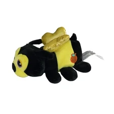 Basic Fun! Cutetitos Fruititos 6" Bumble Bee Plush Toy 2019 Black Yellow 